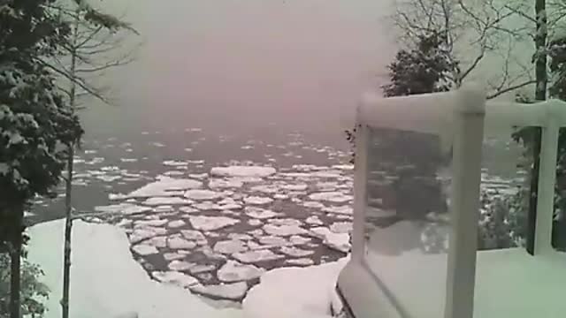 ice dancing onlake huron