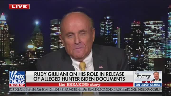 Oct 2020: Giuliani Reveals 'Bombshell' Hunter Biden Text in Interview with Fox's MacCallum