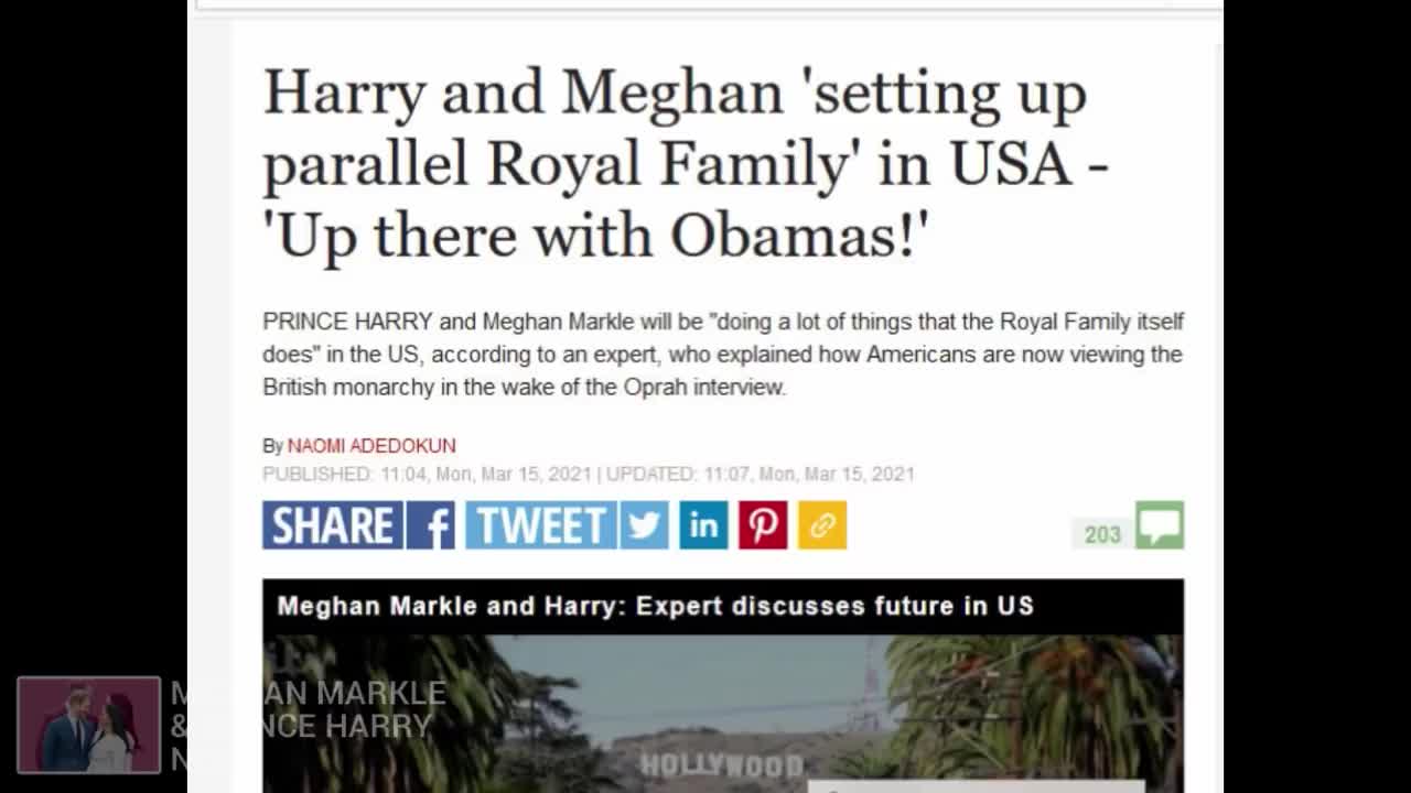 USA Vs UK / Meghan and Harry Latest News