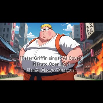 [Peter Griffin sings/AI Cover] Naruto Opening 9 Hearts Grow - Yurayura