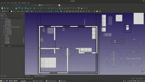 Creating 2d plans with cad