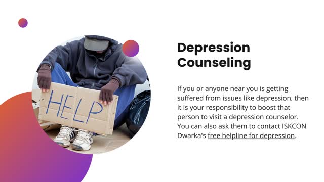 Free Helpline For Depression to Overcome | ISKCON Dwarka