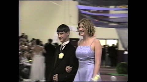 2000-01 WPHS Vids 139 Prom 105 Grand March Couple 78 by Glenn Strader