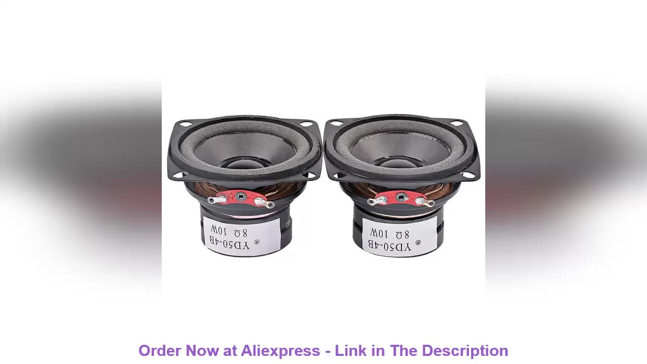 ☄️ AIYIMA 2Pcs Portable Audio Speaker 8 Ohm 10W Mini Full Range Loudspeaker DIY Multimedia BT