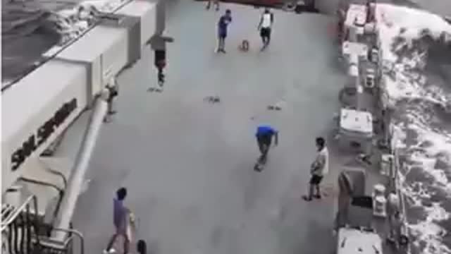 Cricket on ship