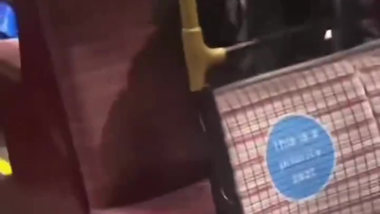 An African immigrant who has overdosed on drugs travels on a bus in London.