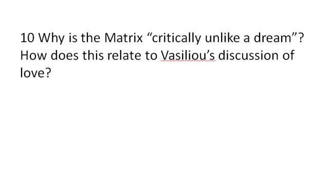 Week 12: Reality, What Matters, and The Matrix [Reading assignment]
