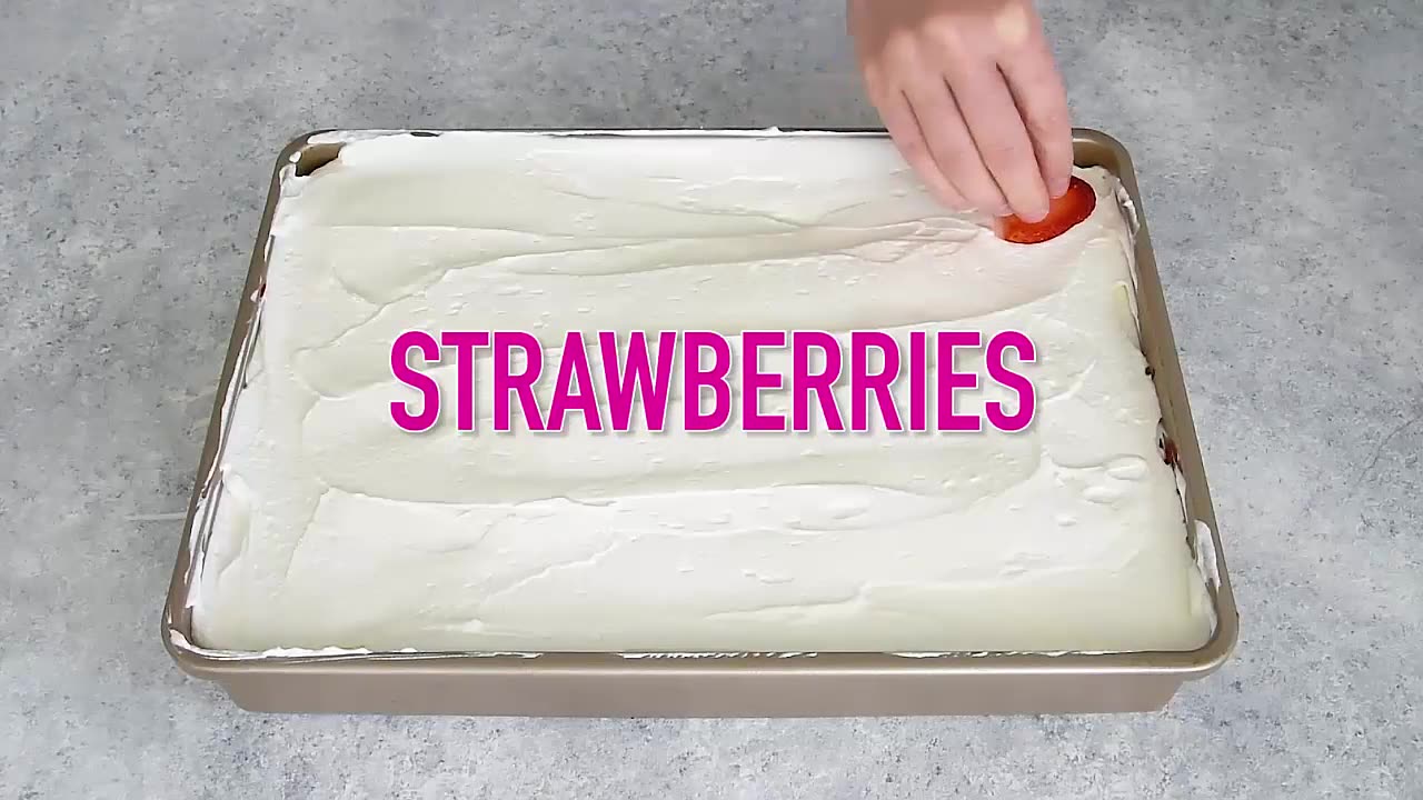 Strawberry Poke Cake