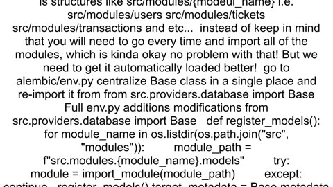 alembic autogenerate revision try to drop all the index and tables of my database