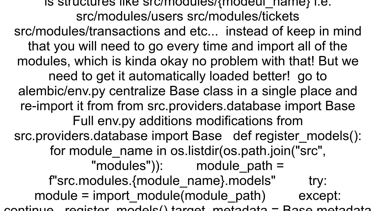 alembic autogenerate revision try to drop all the index and tables of my database