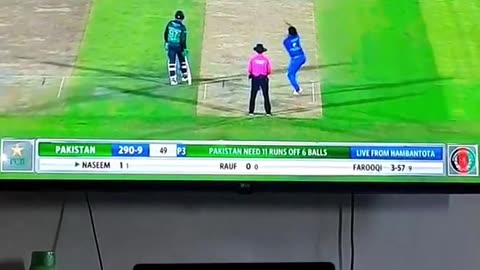 Pakistan vs agf match last over drama