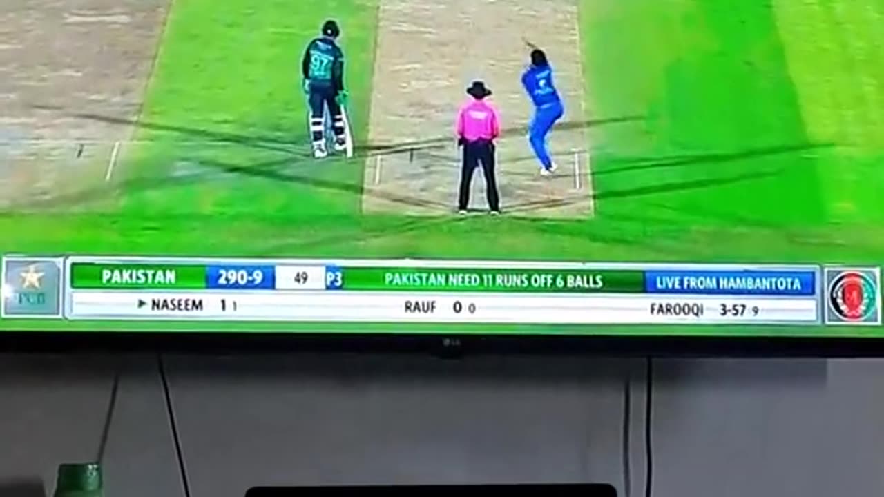 Pakistan vs agf match last over drama