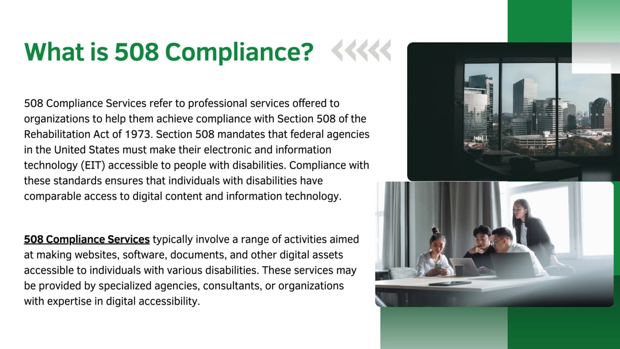 508 Compliance Services: Ensuring Digital Accessibility