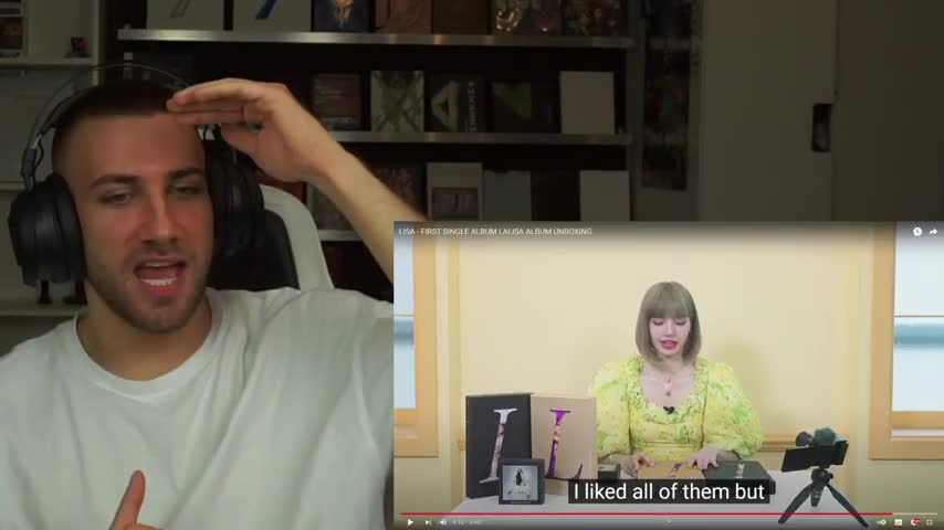 GOLDEN TICKET!? LISA - FIRST SINGLE ALBUM LALISA ALBUM UNBOXING – REACTION