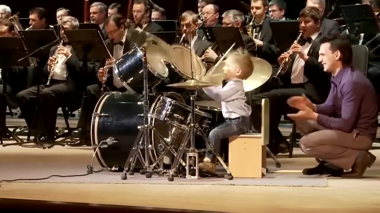 Toddler from Novosibirsk is a Drumming Prodigy!