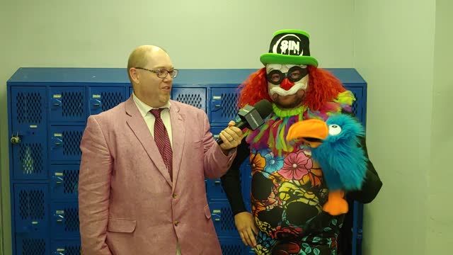 WWX Wrestler Kluck The Clown Shoots with Jiggy Jaguar Horton KS