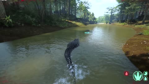 The isle! playing as a giant croc!!