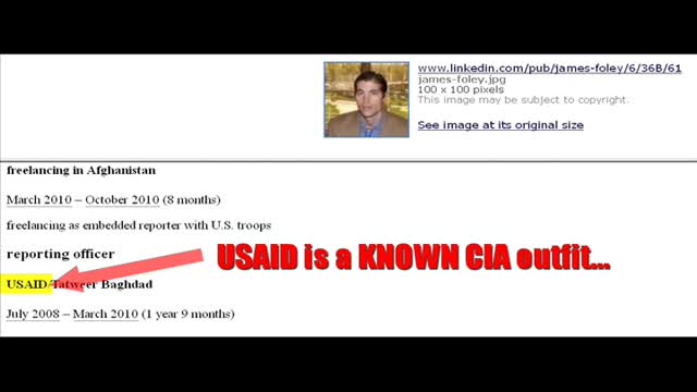 Headless James Foley - His Secret Life and the CIA