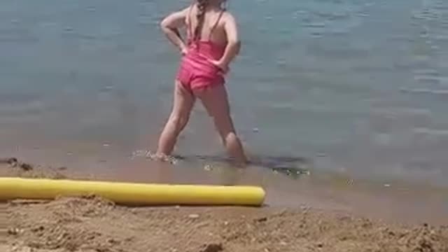 a little fun - enjoying the beach