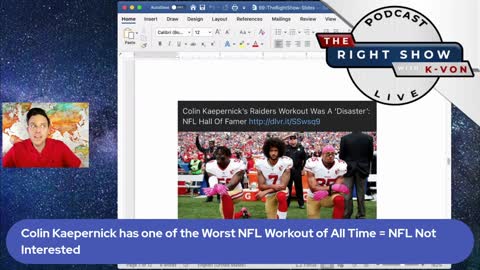 Colin Kaepernick Has Worst NFL Workout Ever (host K-von cringes)