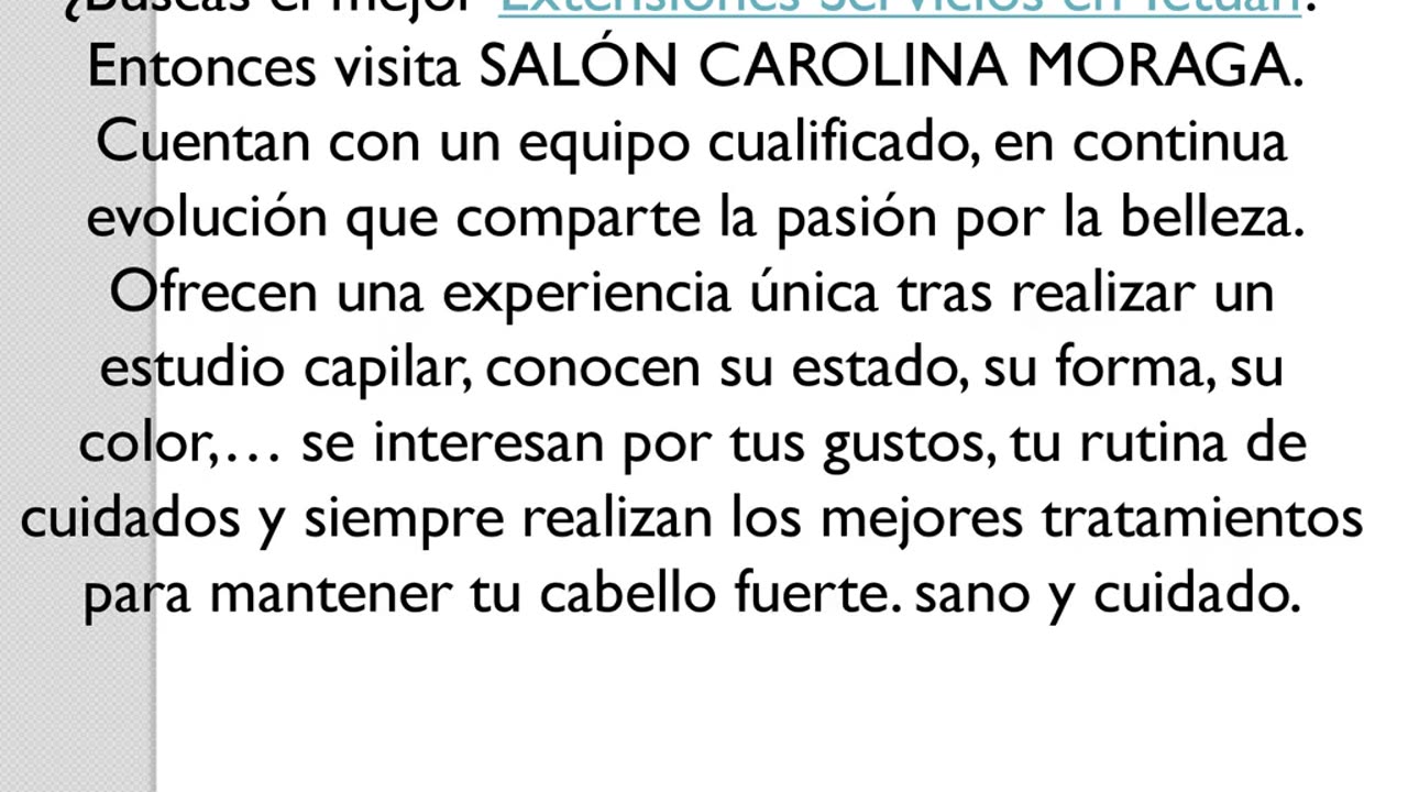 Consigue los mejores Extensiones Servicios en Tetuán