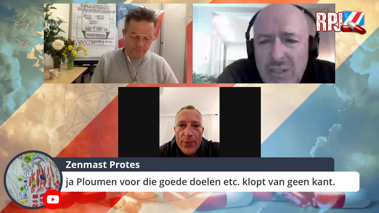 LIVE 18.30 O'CLOCK RED PILL JOURNAL 9 MAART 2021 MICHA, JOOST EN WOUTER