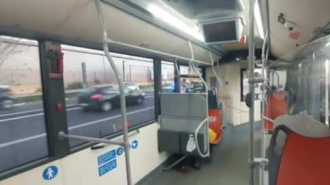 Police stopping Busses in Italy to make sure the drivers have their Green Passes