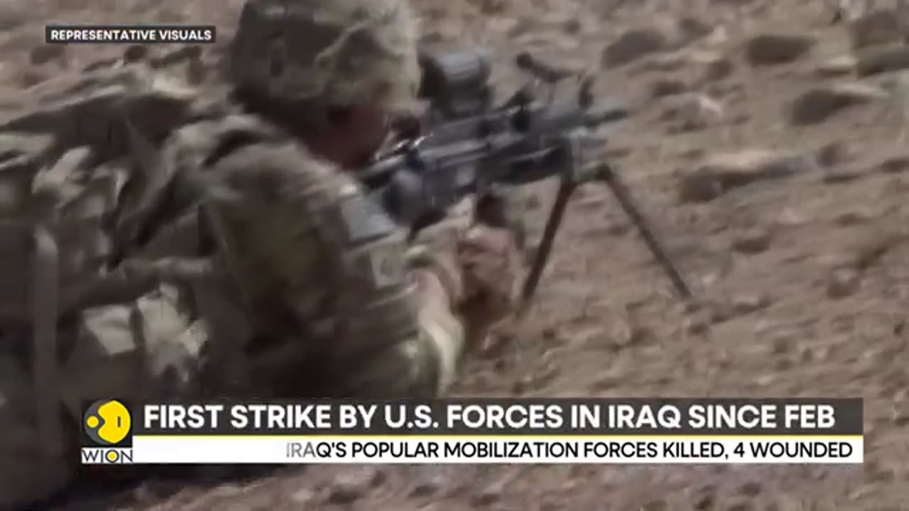 Us carris out strike in Iraq middle east tension