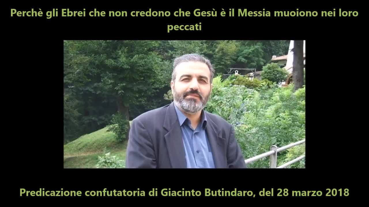 Perchè gli Ebrei che NON SONO BATTEZZATI e NON CREDONO che GESù era il Messia MORIRANNO NEI LORO PECCATI.Chi crede a GESù ha vita eterna,CHI invece RIFIUTA DI CREDERE a GESù NON VEDRà LA VITA,ma L'IRA DI DIO Giovanni 3:36