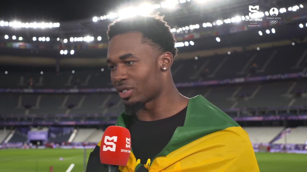 Paris 2024 | Jamaica's Rojé Stona: "I am speechless honestly, just living the moment" | SportsMax