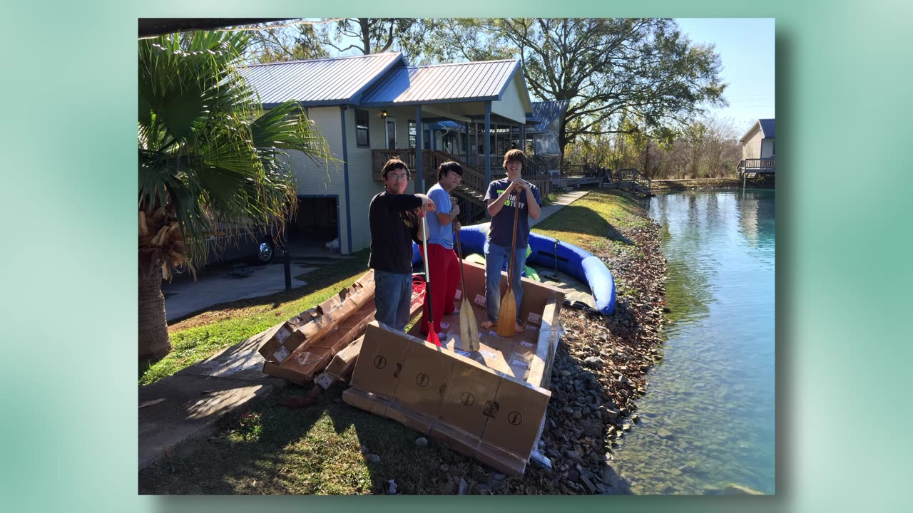 Cardboard Boat