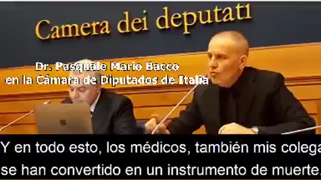 dr Pasquale Mario Bacco en la cámara de diputados de Italia.