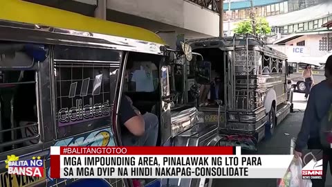 Mga impounding area, pinalawak ng LTO para sa mga dyip na hindi nakapag-consolidate