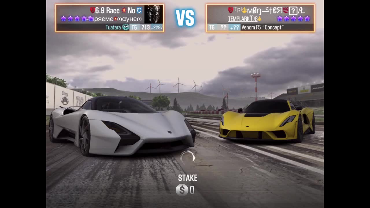 X Racing CSR2 - SSC Tuatara vrs F5 6.9’s