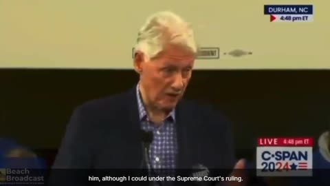 10/20/2024 - Bill Clinton talks about sending himself to GITMO!!!