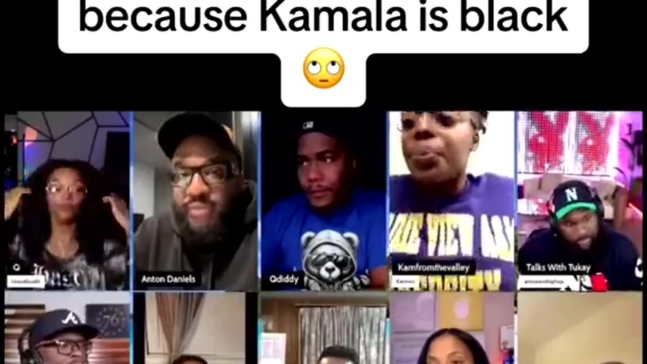 Afro Americans Rejecting Kamala Harris