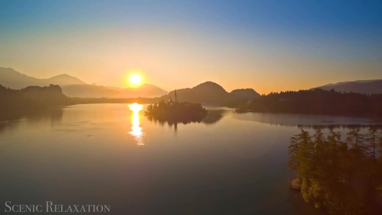 Scenic Relaxation Film With Calming Music