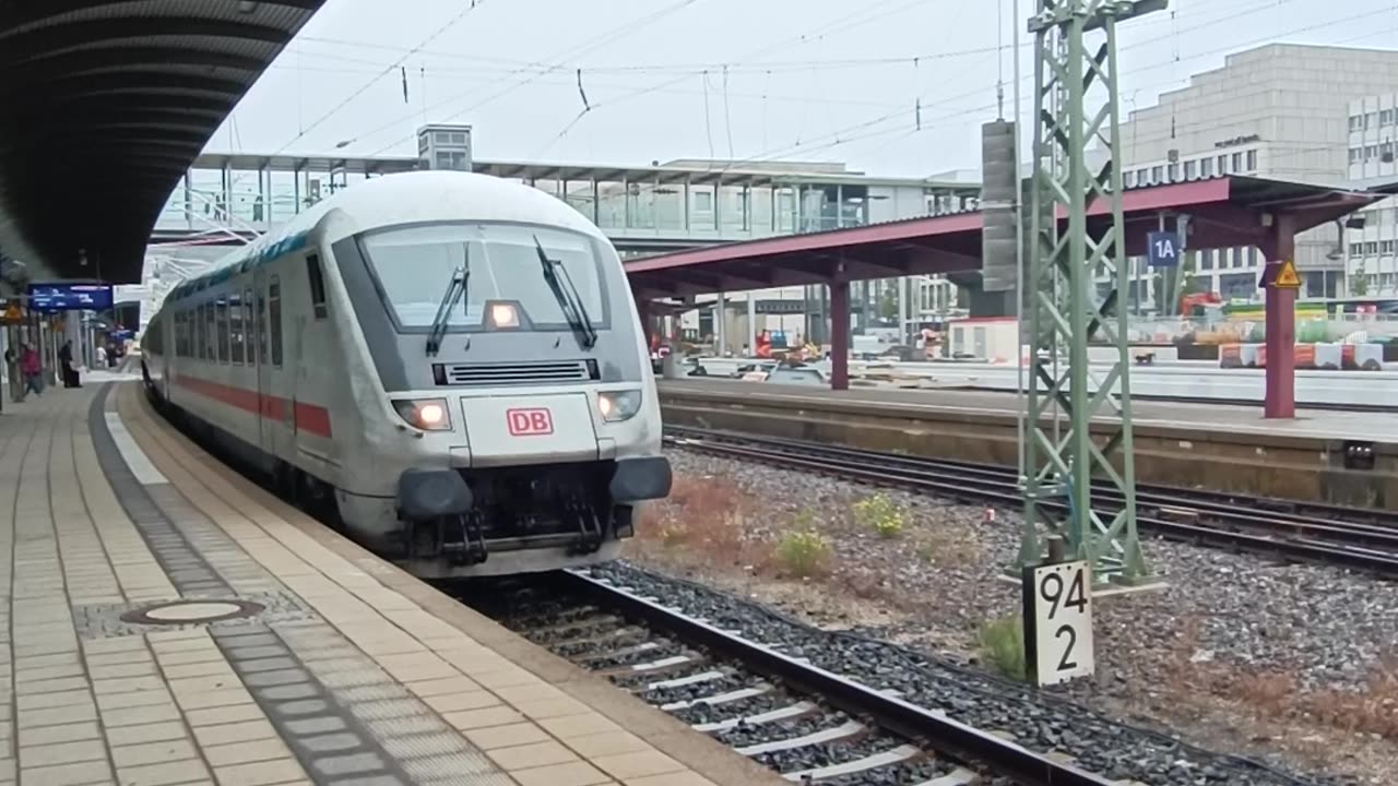 Departure of IC2519 to München Hbf from Frankfurt(Main)Hbf from Ulm Hbf on 21.10.2023