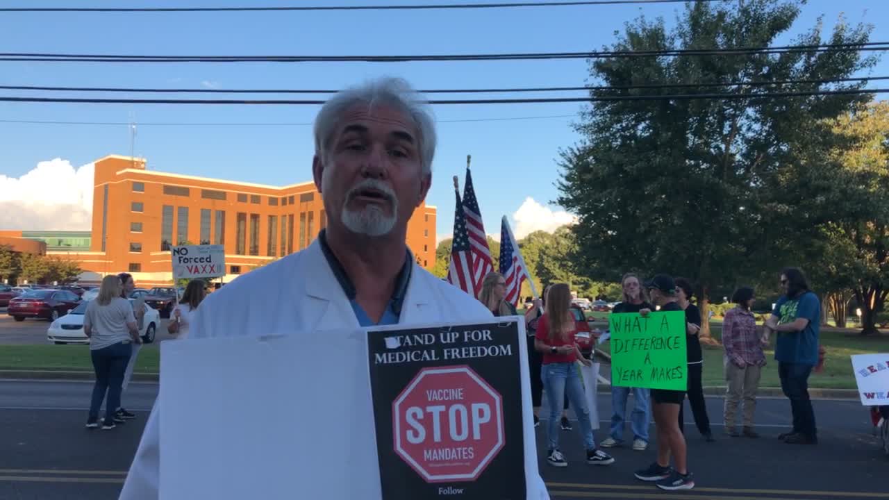 Interview with Dr. John Witcher, MD from the “Medical Freedom” rally in Columbus, MS