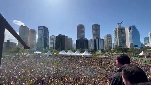 MASSIVE RALLY IN SUPPORT OF JAIR BOLSONARO OF BRAZIL!!!