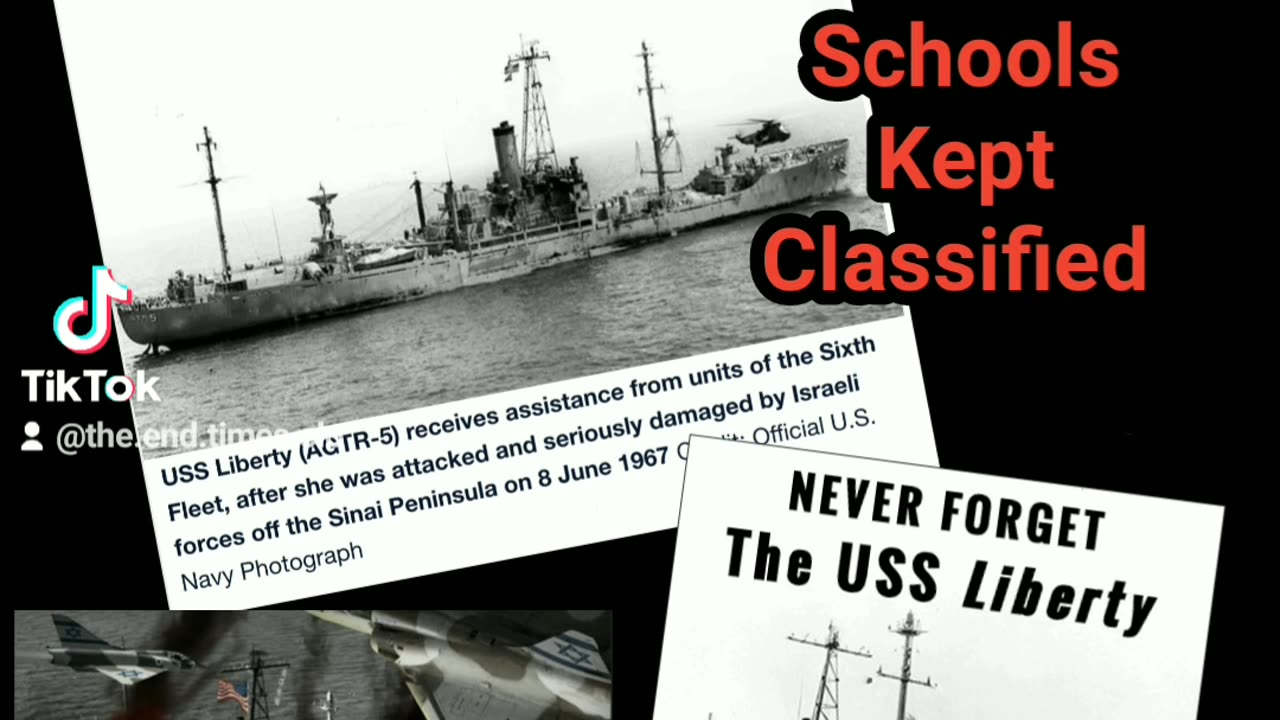 Israel attacks US naval ship in 1967 , what your history class kept classified from you ....