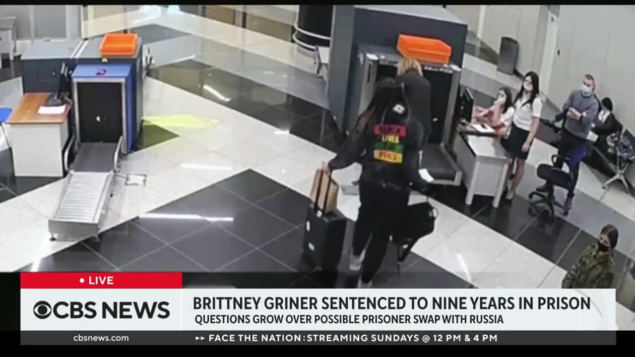 Brittney Griner sentenced to 9 years in Russian prison as U.S. officials seek prisoner swap