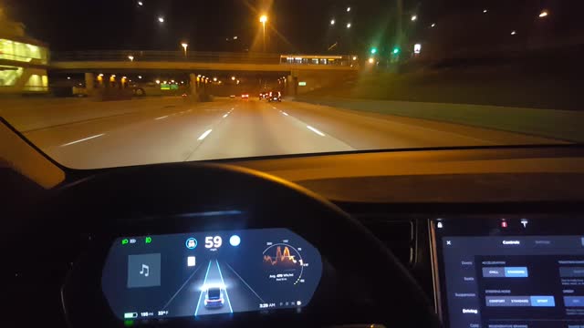 Tesla Autopilot Drives Straight at a Highway Barrier