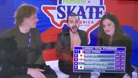 2023 Skate America Aymoz FS Reaction