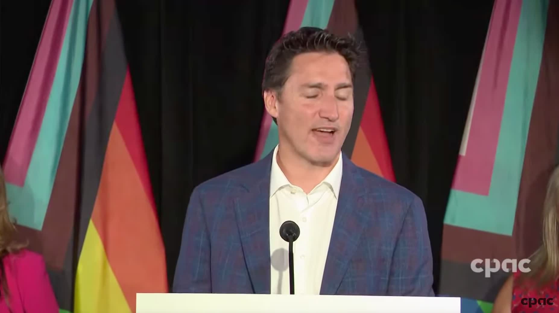 Trudeau says that Pride is "about fully embracing something that's so Canadian."