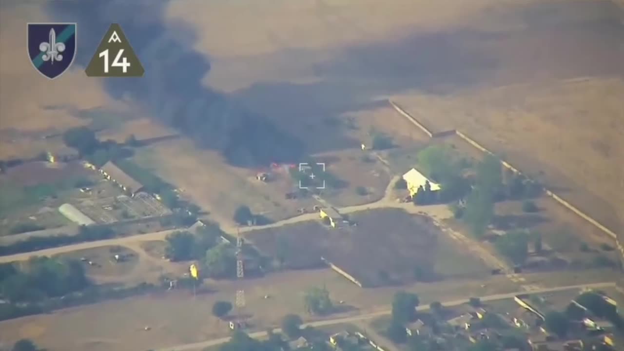 Kherson region. Effective destruction of enemy fuel supply units.