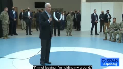 #shots Joe Biden Absentmindedly Tells US Troops They'll Be in Ukraine