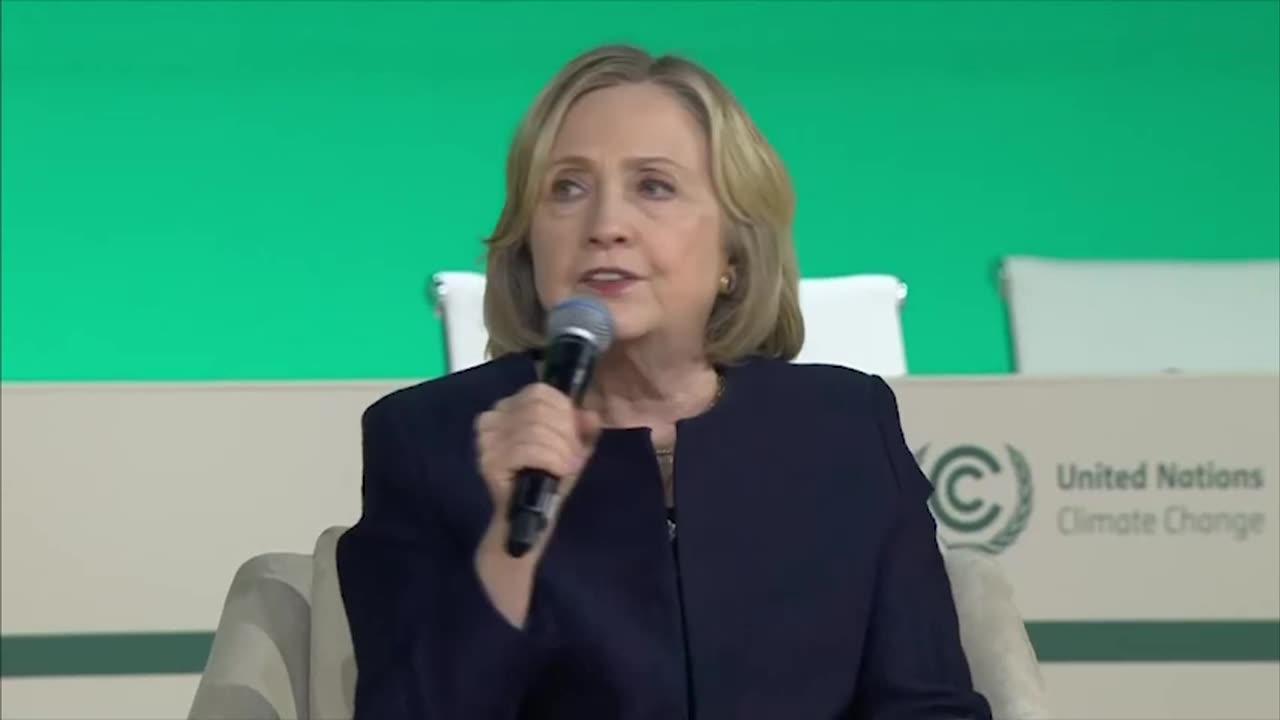 Hillary Clinton: "Climate Change" Is Both A Public Health And Gender Issue