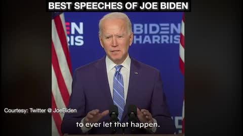 The best of Joe Biden speeches