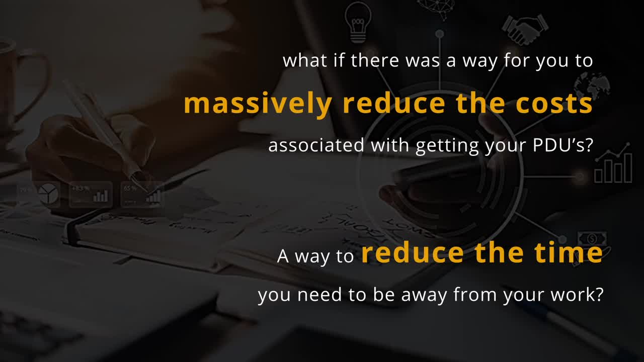 Best way to earn your PMP PDU's